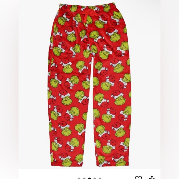 Red Grinch Men's pijama - Picture 2 of 6